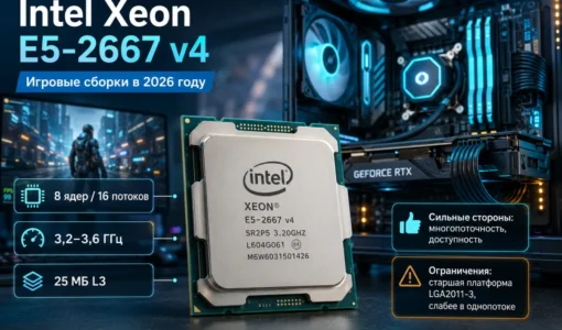 Xeon E5-2667 v4: тесты в современных играх